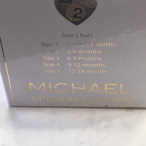MICHAEL KORS Pink Signature Baby Shoes